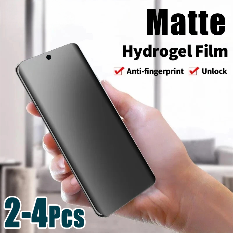 2-4pcs Matte Frosted Hydrogel  - Matte Anti Glare Screen avaliação e preço