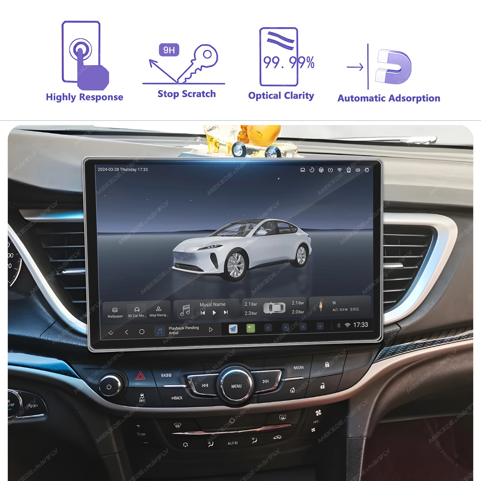 For 11.5 13 Inch Radio Tempere - Glass Protector Auto avaliação e preço