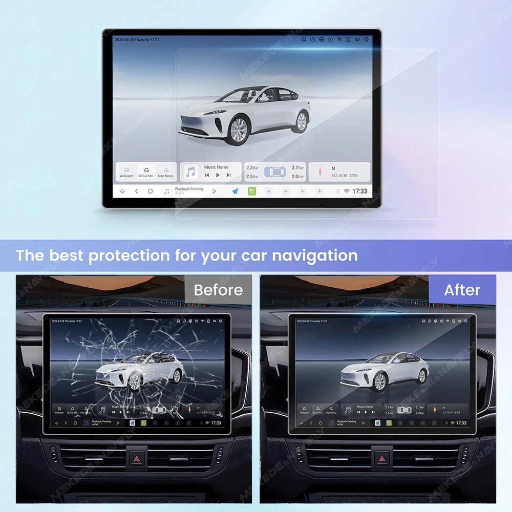 For 11.5 13 Inch Radio Tempere - Glass Protector Auto avaliação e preço