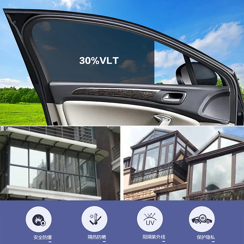50cmx3m Car Window Privacy Tin - Glass Protector Auto avaliação e preço
