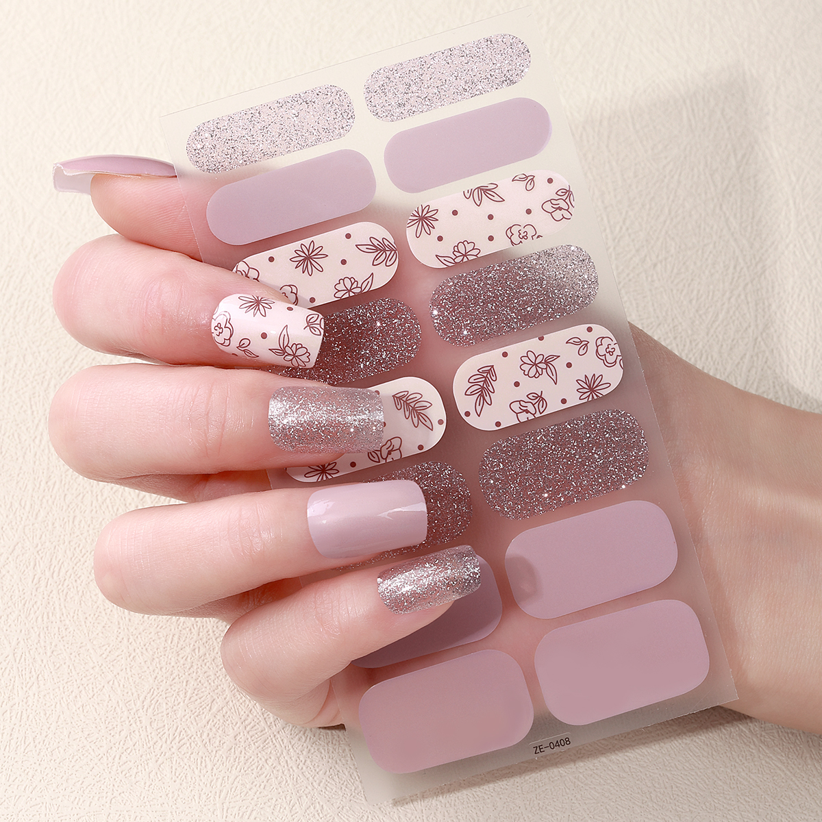 16tips DIY Baking-Free Nail St - Full Cover Adhesive avaliação e preço