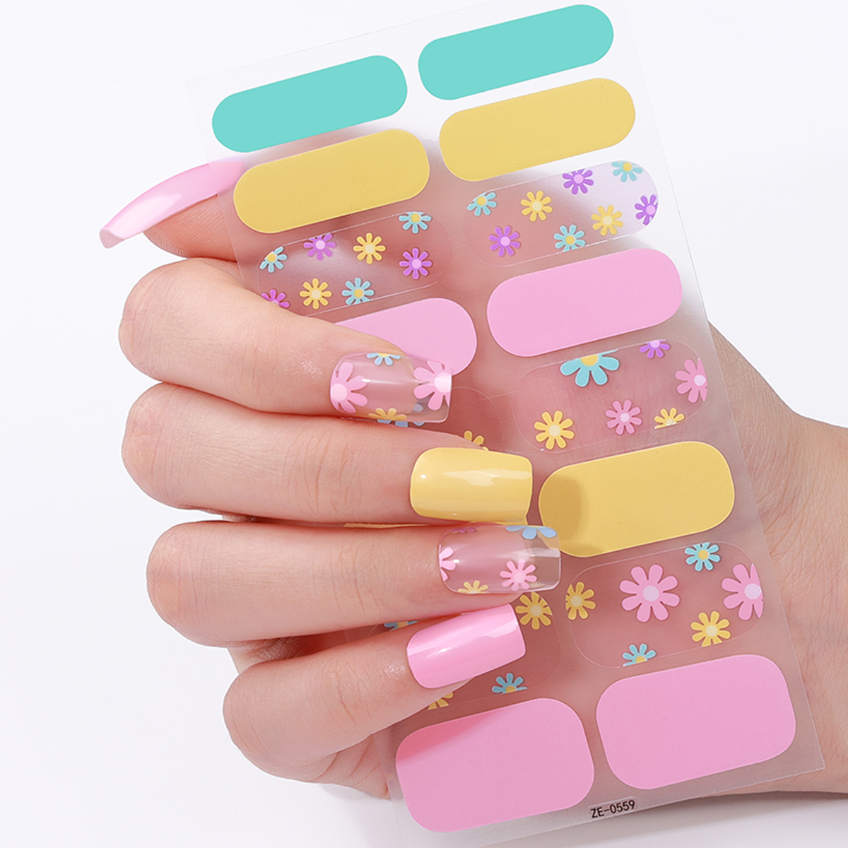 16tips DIY Baking-Free Nail St - Full Cover Adhesive avaliação e preço