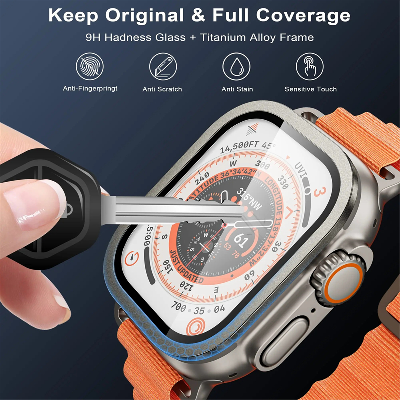 Tempered Glass for Apple Watch - Privacy Screen Protector avaliação e preço