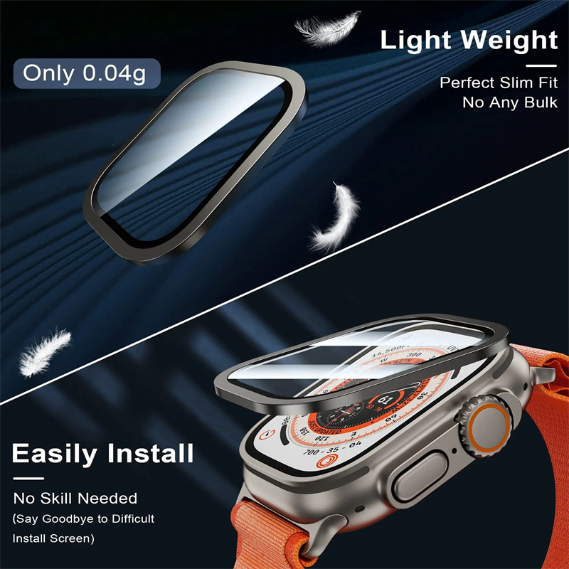 Tempered Glass for Apple Watch - Privacy Screen Protector avaliação e preço