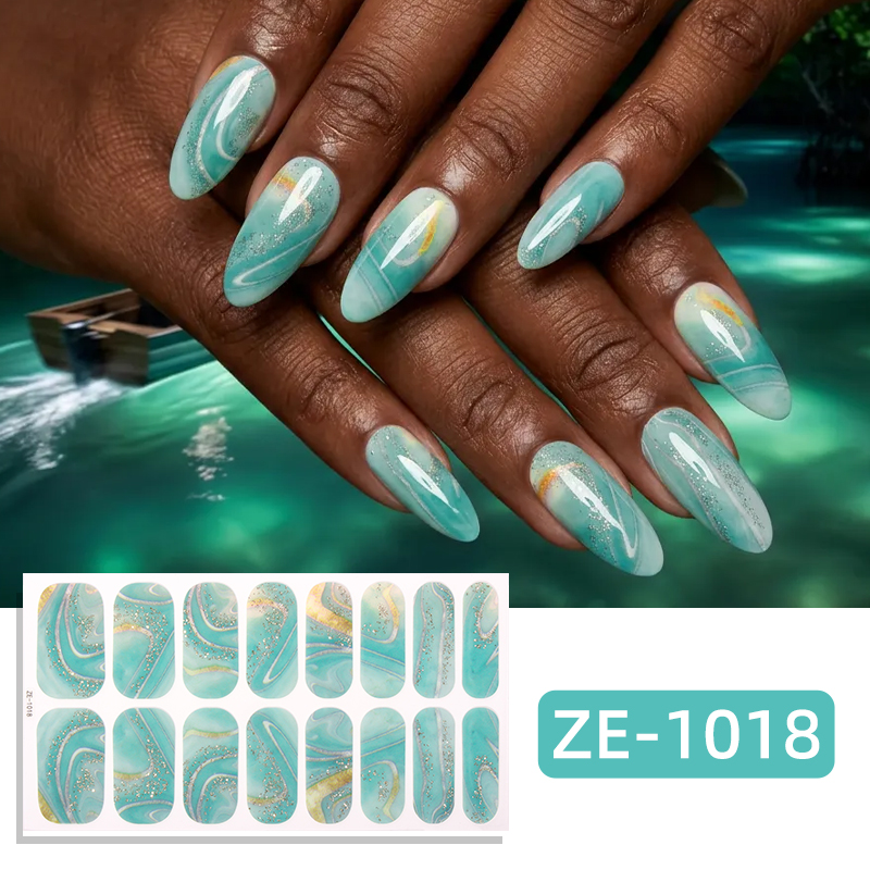 16Tips Glitter Marble Full Cov - Full Cover Adhesive avaliação e preço