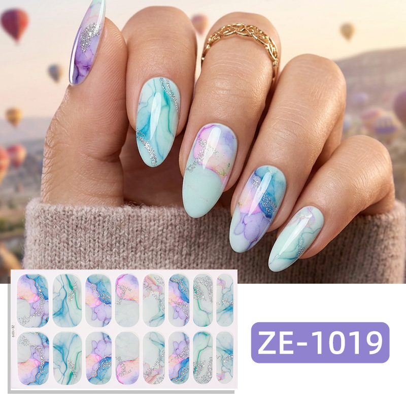 16Tips Glitter Marble Full Cov - Full Cover Adhesive avaliação e preço