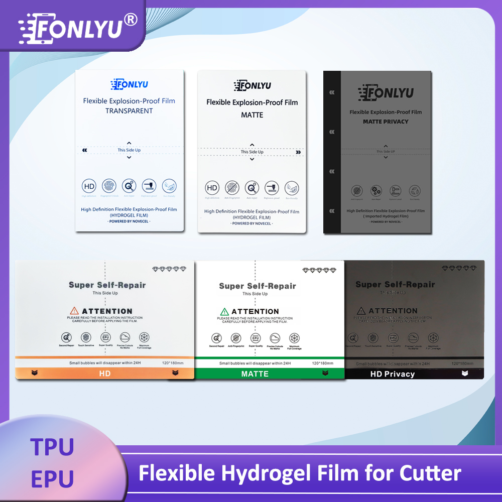 FONLYU 50pc Universal HD Matte - Screen Protector Cutter avaliação e preço