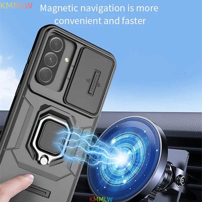 Shockproof Magnetic Ring Holde - Camera Lens Protector avaliação e preço