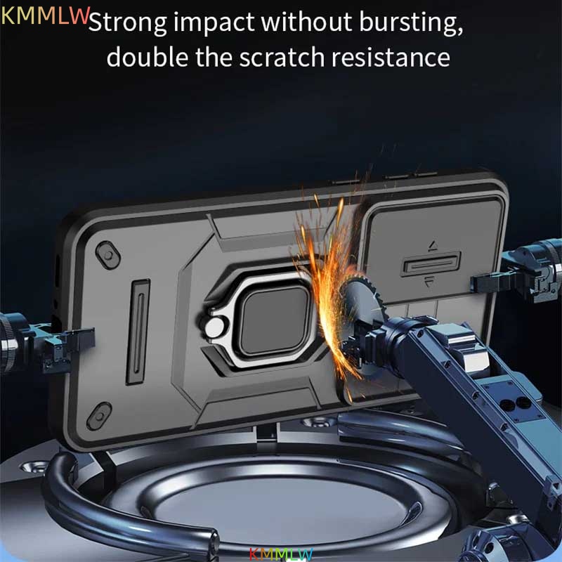 Shockproof Magnetic Ring Holde - Camera Lens Protector avaliação e preço