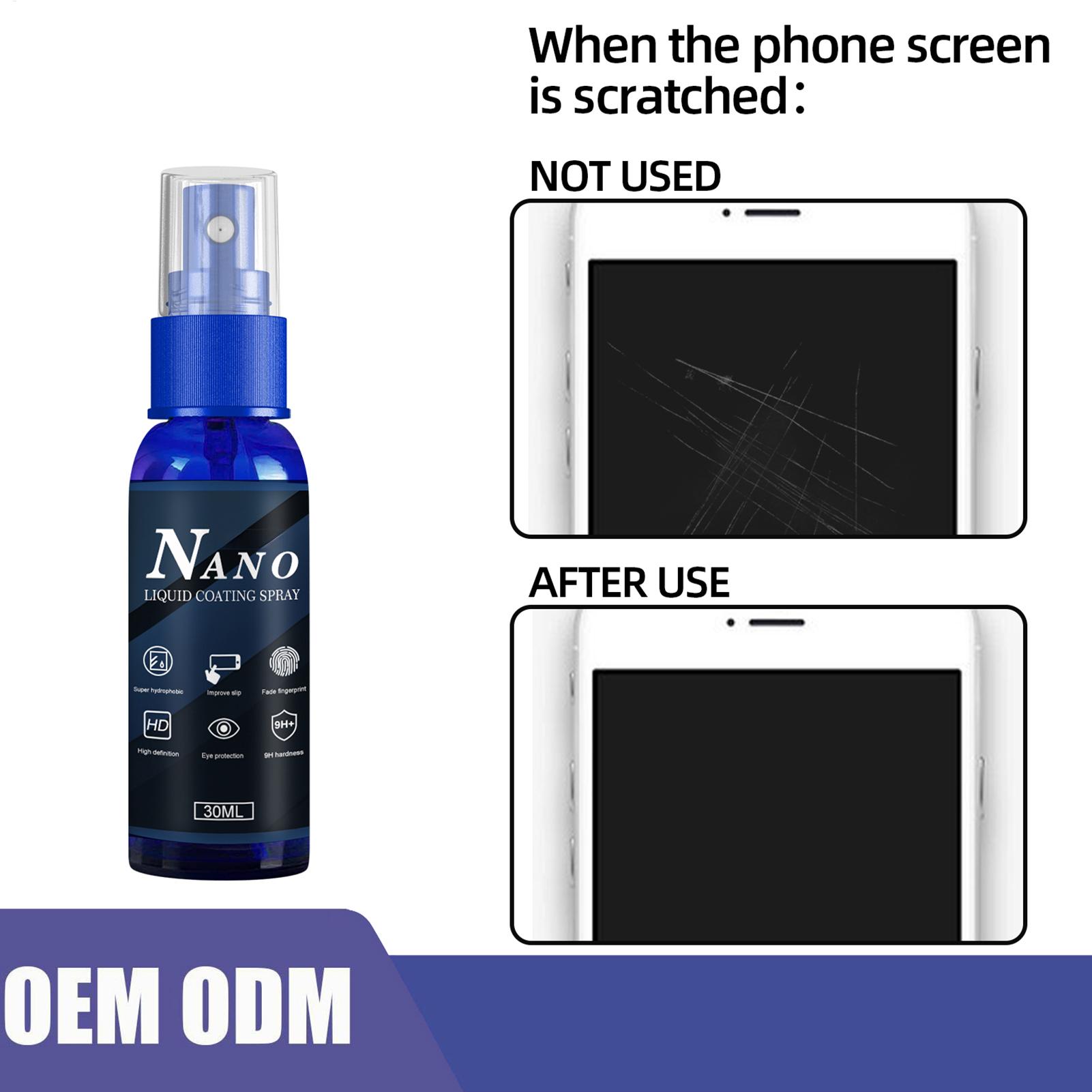 Liquid Screen Protector Spray  - Oleophobic Coating Spray avaliação e preço
