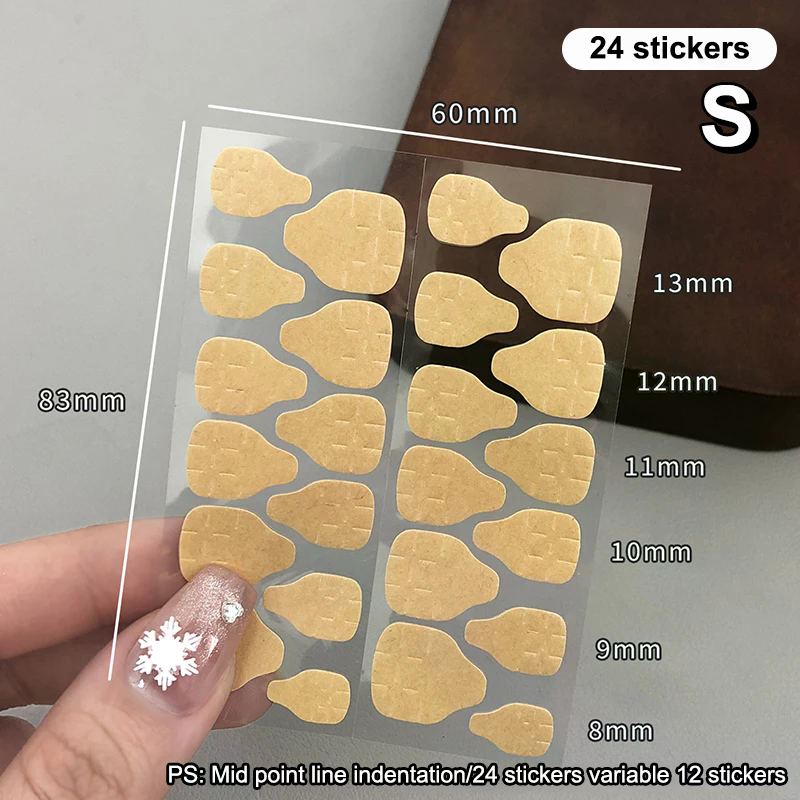 240pcs/10 Sheets Kraft Paper D - Full Cover Adhesive avaliação e preço