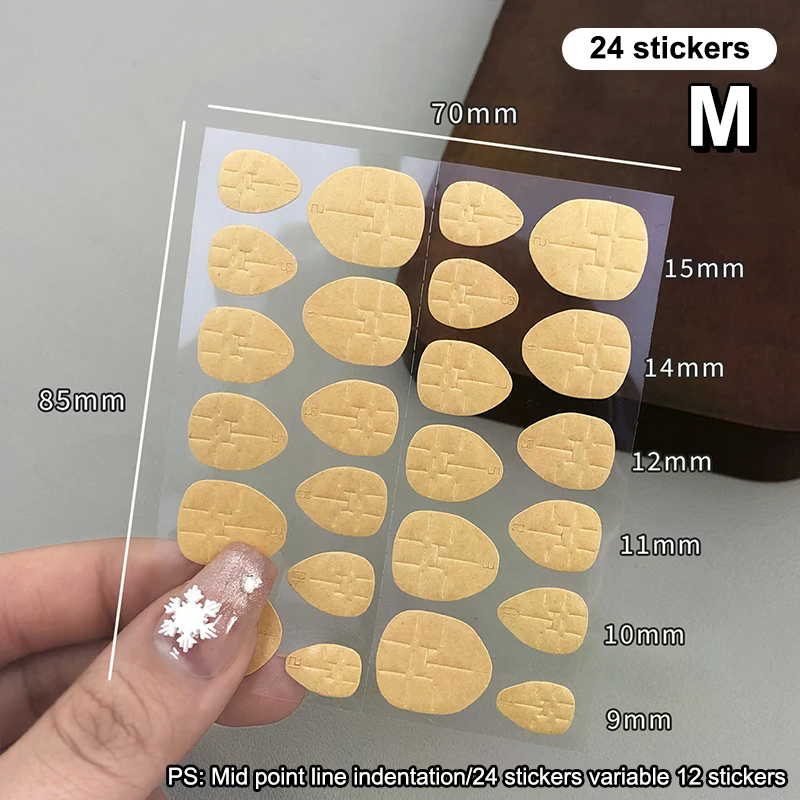 240pcs/10 Sheets Kraft Paper D - Full Cover Adhesive avaliação e preço