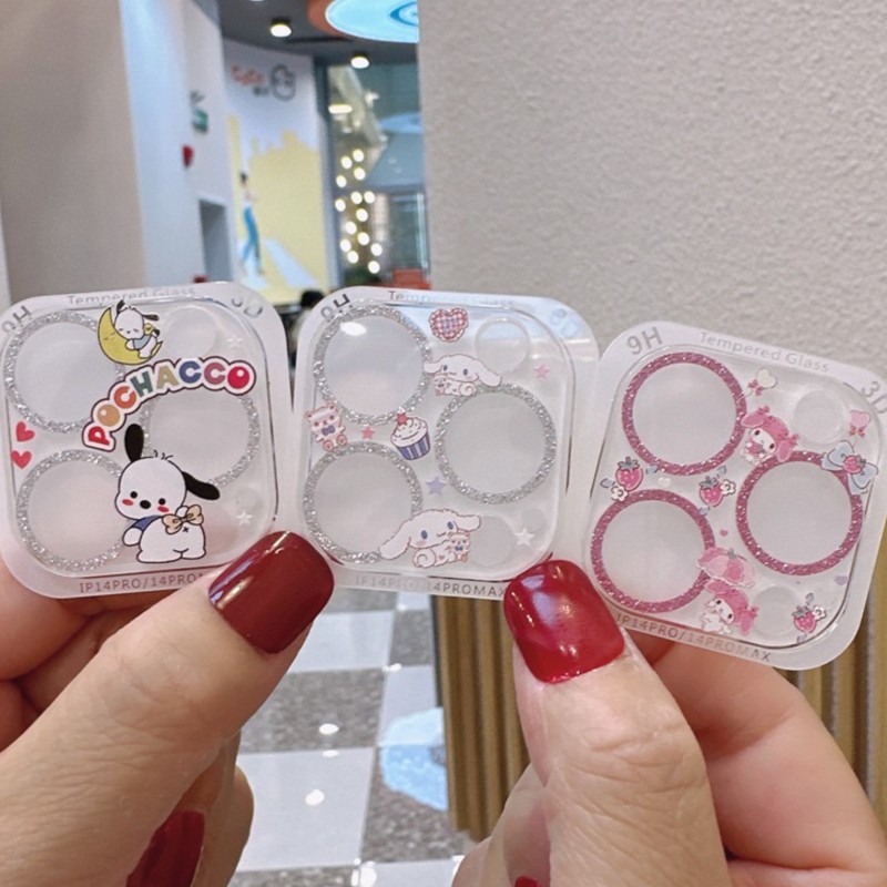 Sanrio Hello Kitty Kuromi Glit - Tempered Glass Screen 9H avaliação e preço