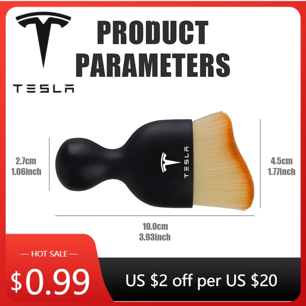 Car Sticker Tesla Car Interior - Dust Removal Sticker avaliação e preço