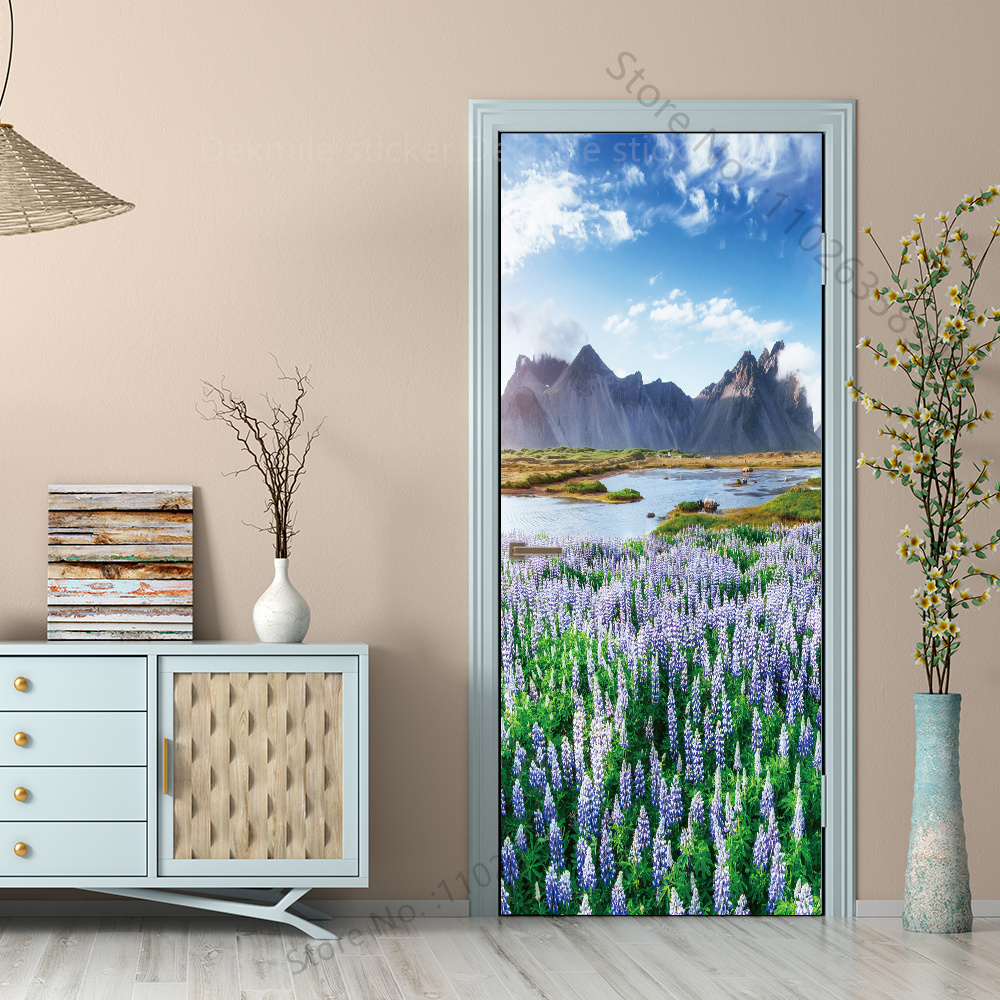 Natural Scenery Beach Waterfal - Full Cover Adhesive avaliação e preço