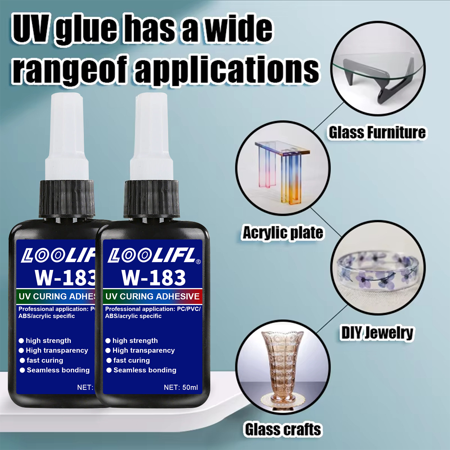 Hot Sell UV Hard Resin Adhesiv - Liquid Uv Glue Kit avaliação e preço