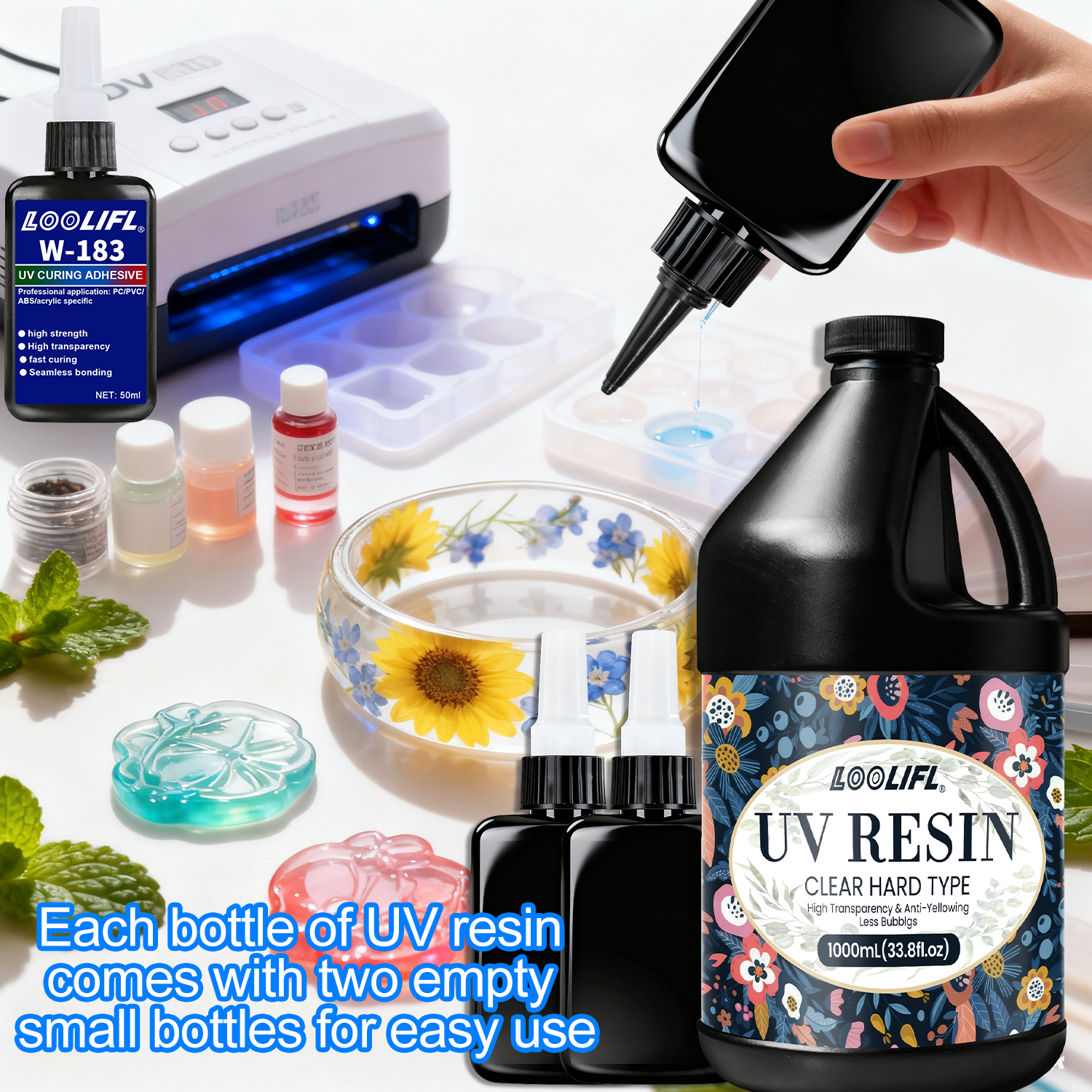 Hot Sell UV Hard Resin Adhesiv - Liquid Uv Glue Kit avaliação e preço
