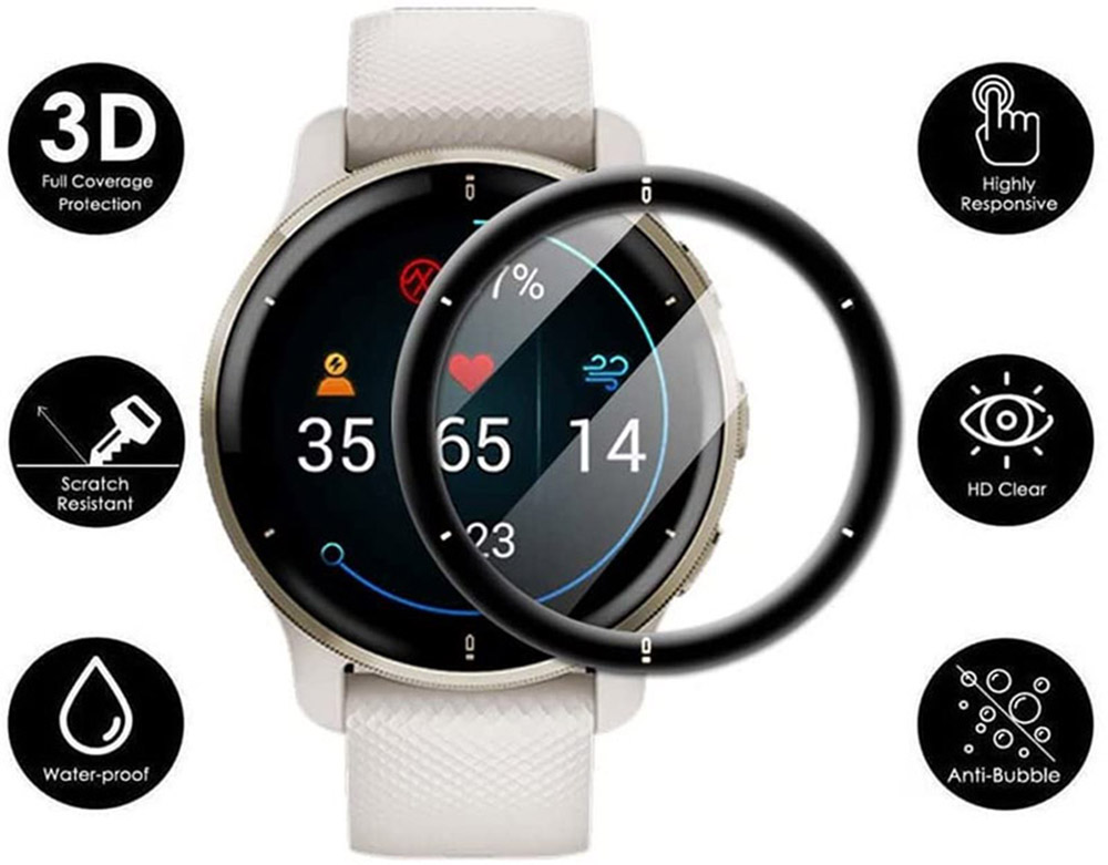 3D Curved Edge Protective Film - Smartwatch Screen Film avaliação e preço