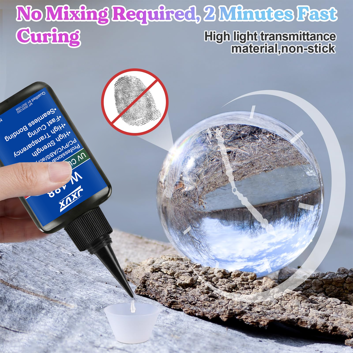 1.76oz UV Resin kits with lamp - Liquid Uv Glue Kit avaliação e preço