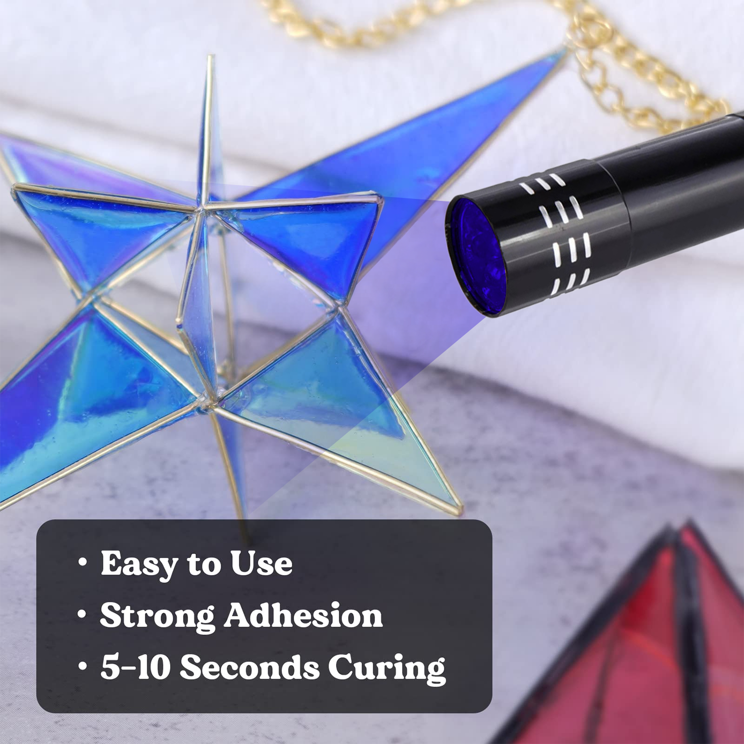 50ml Clear UV Resin Kit Hard T - Liquid Uv Glue Kit avaliação e preço