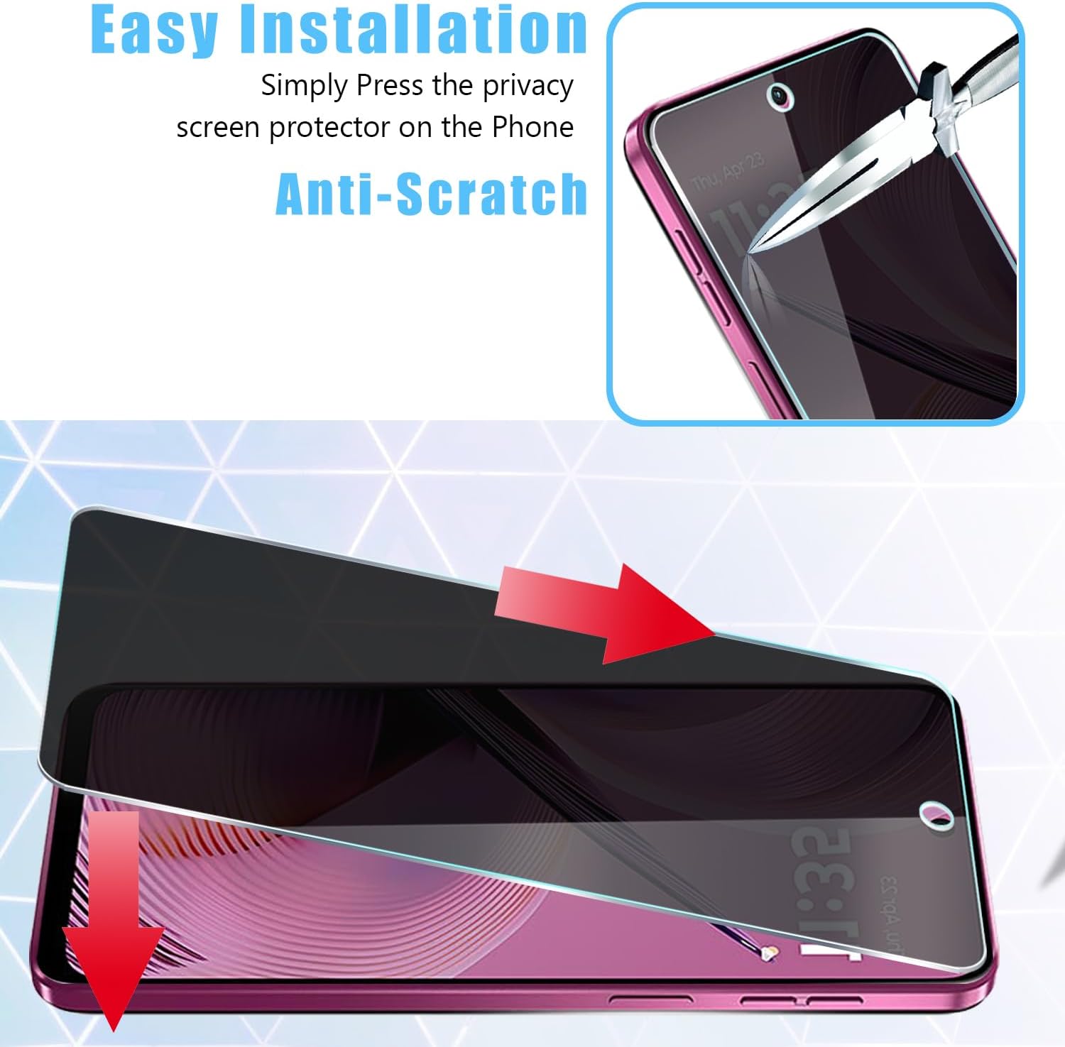 [2 Pack] For Moto G 5G 2025 Pr - Privacy Filter 2Pack avaliação e preço