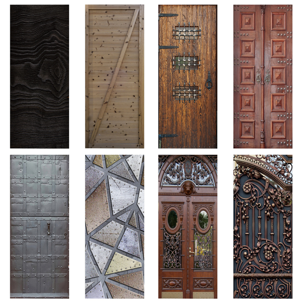 Europe Wooden Door Living Room - Full Cover Adhesive avaliação e preço