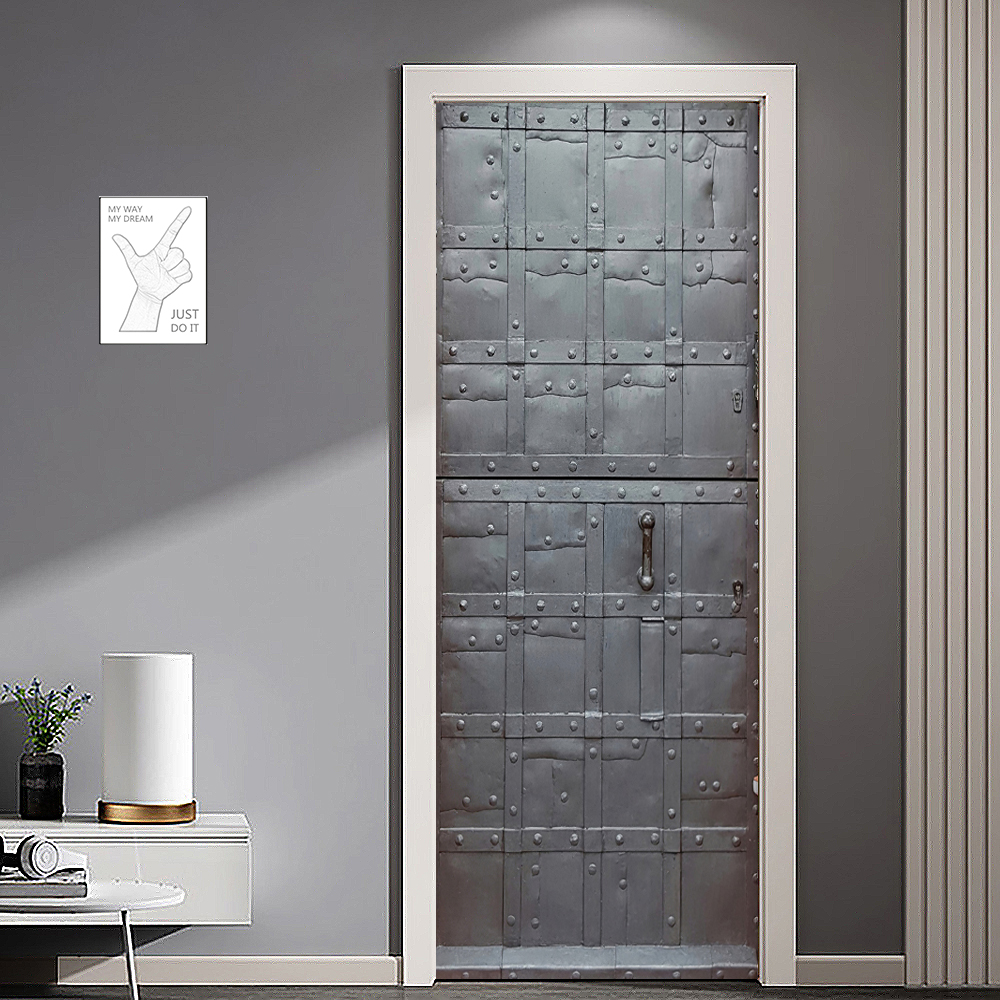 Europe Wooden Door Living Room - Full Cover Adhesive avaliação e preço