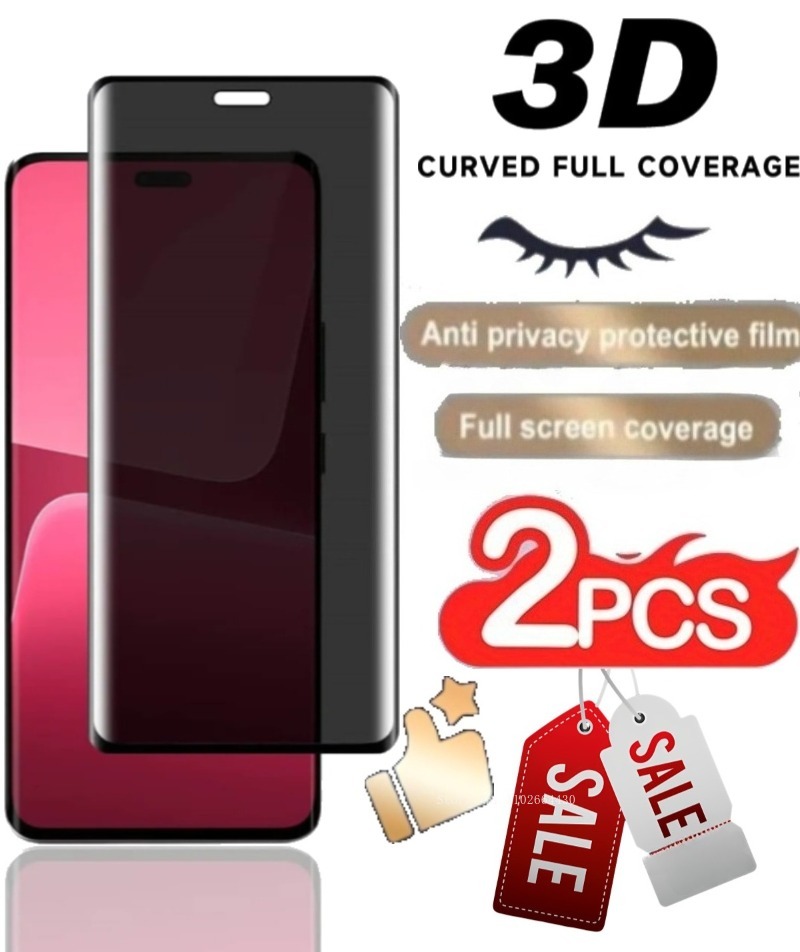 2PCS Privacy Anti Spy Peeping  - Curved Edge Screen avaliação e preço