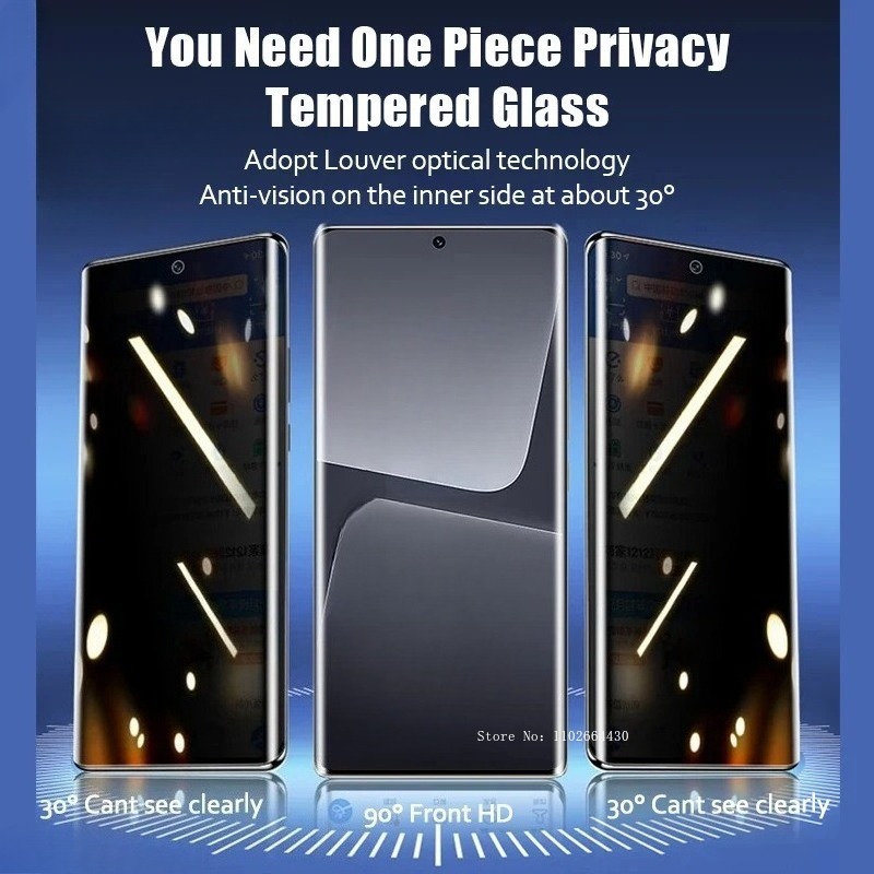 2PCS Privacy Anti Spy Peeping  - Curved Edge Screen avaliação e preço