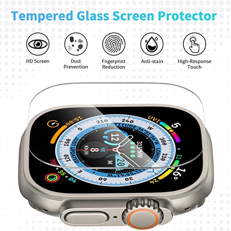 Tempered Glass for Apple Watch - Screen Alignment Tool avaliação e preço