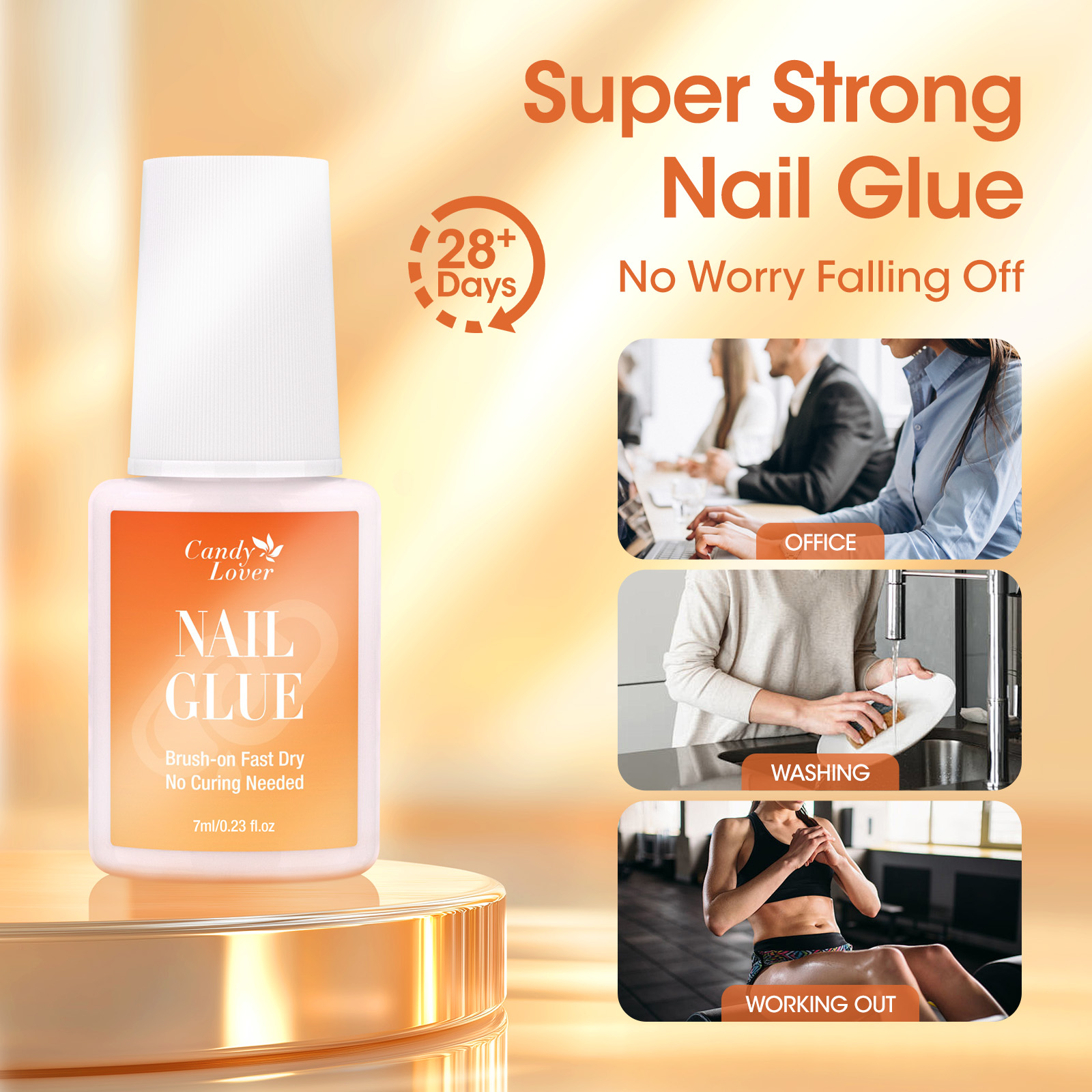 Super Strong Nail Glue Remover - Liquid Uv Glue Kit avaliação e preço