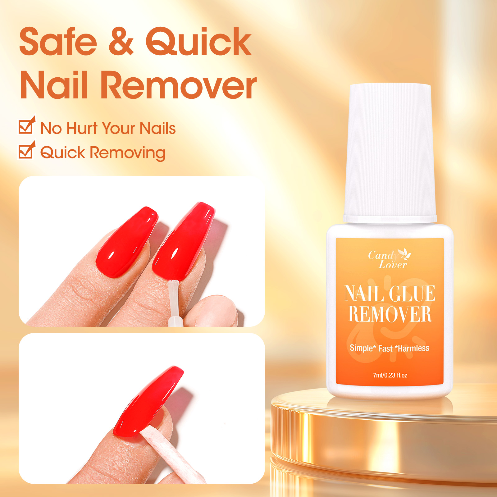 Super Strong Nail Glue Remover - Liquid Uv Glue Kit avaliação e preço