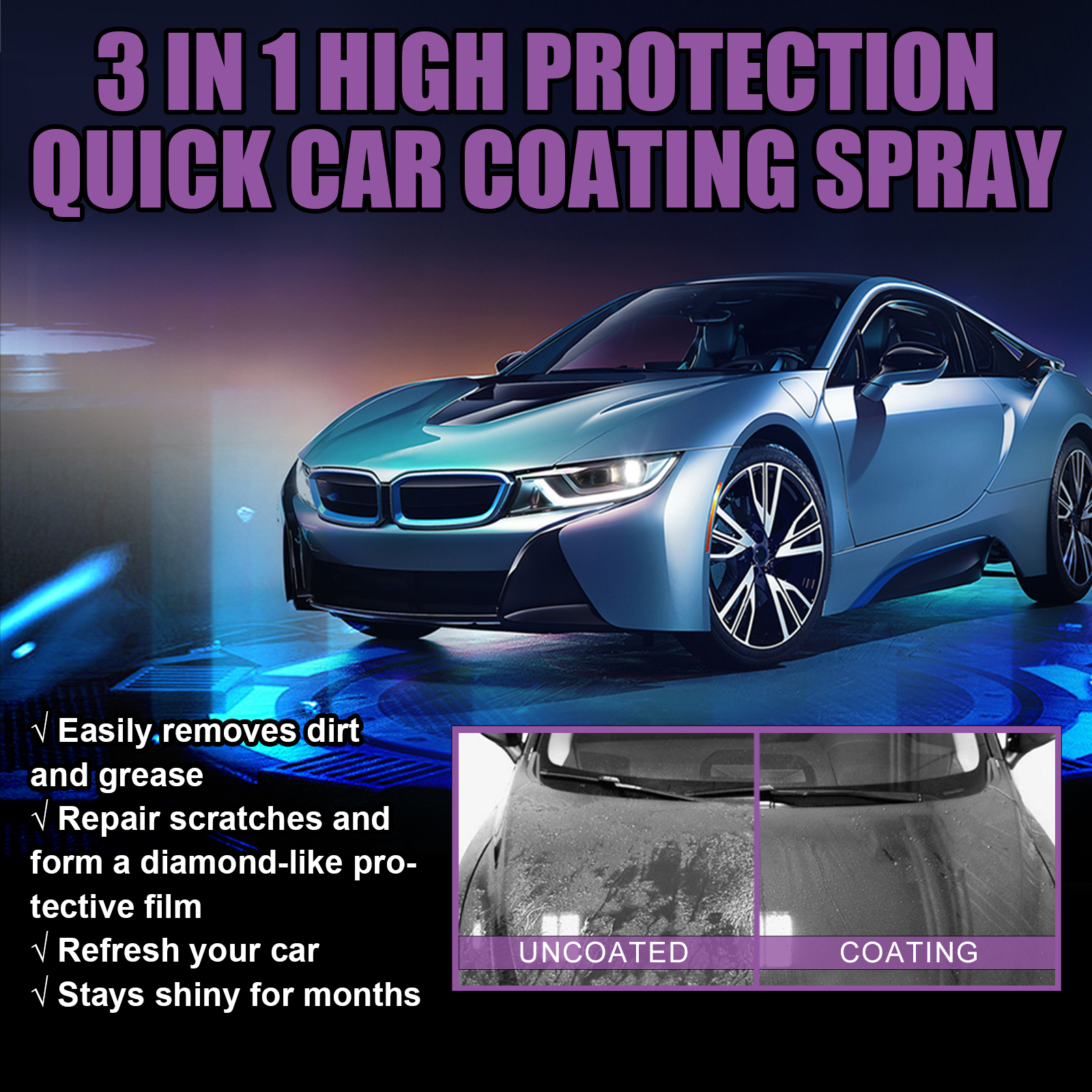 Car Ceramic Nano Coating Liqui - Nano Liquid Coating avaliação e preço