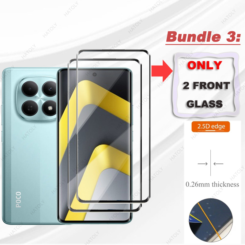 For Xiaomi Poco M8 Glass 3D Ed - Curved Edge Screen avaliação e preço
