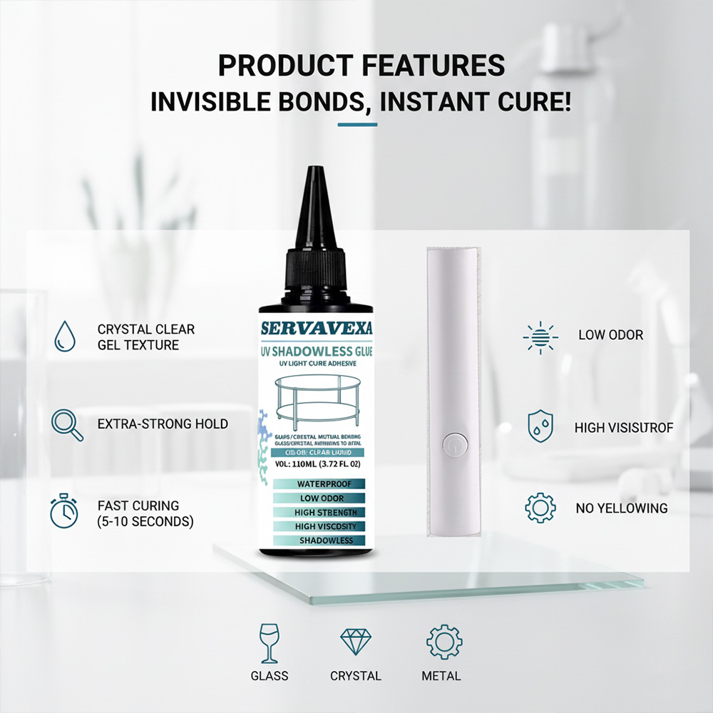 SERVAVEXA 110ml UV Light Cure  - Liquid Uv Glue Kit avaliação e preço