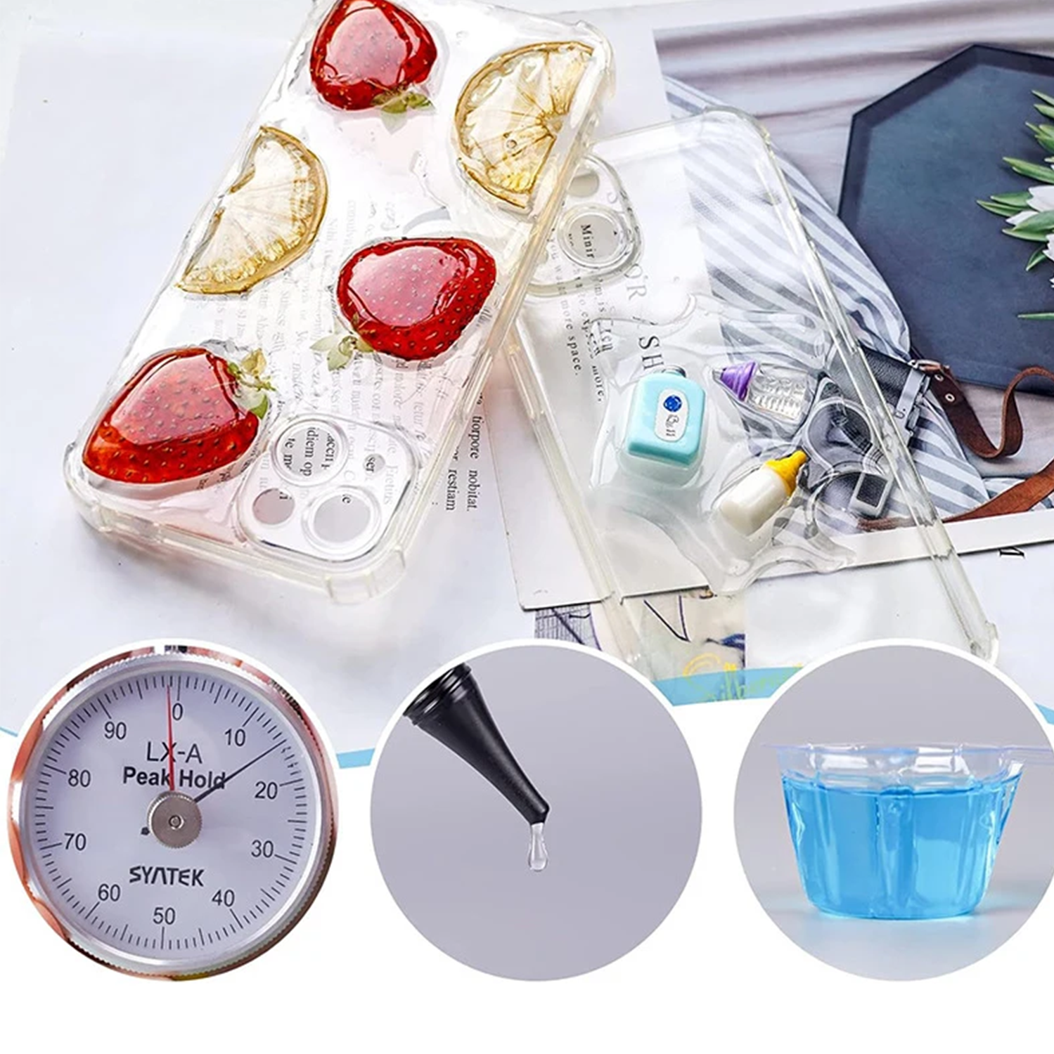 50ml UV Resin Kits With Lamp U - Liquid Uv Glue Kit avaliação e preço