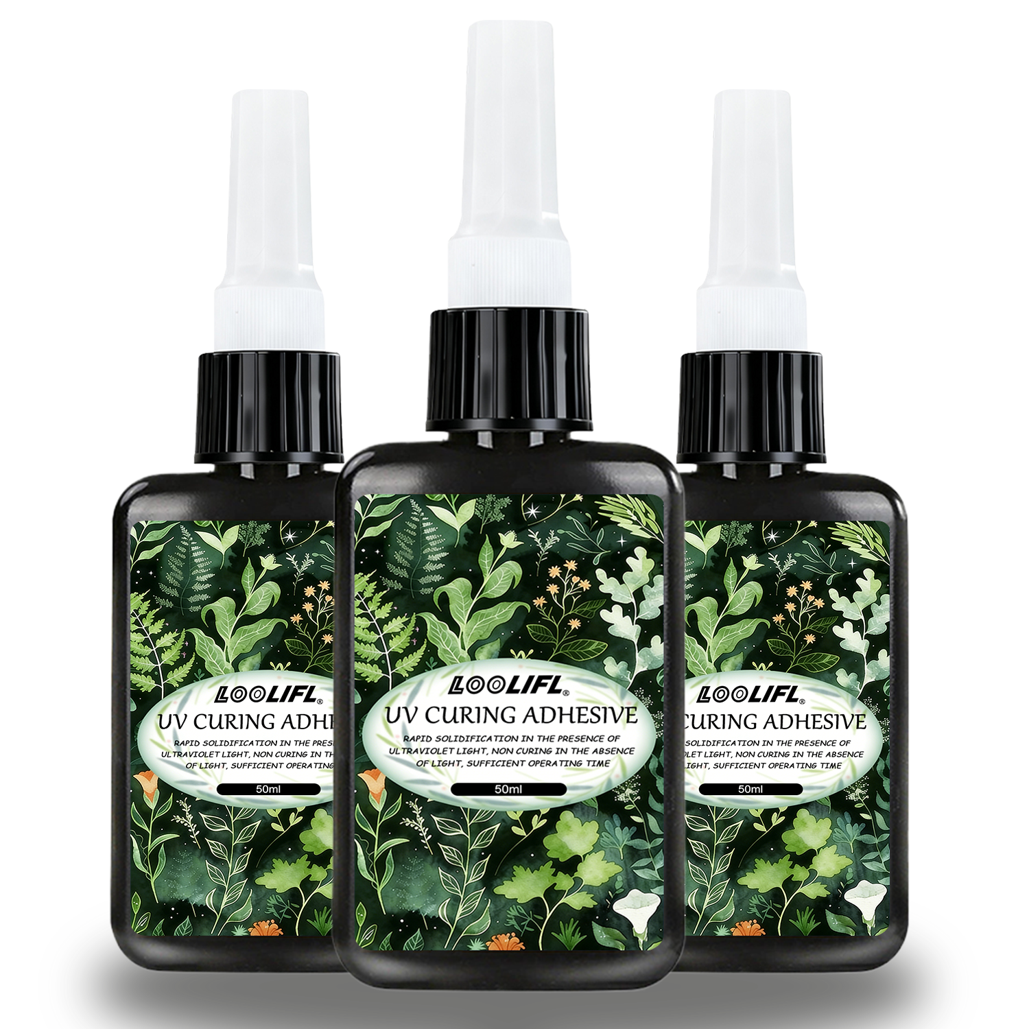 LOOLIFL UV Glue Kit 3 Bottles  - Liquid Uv Glue Kit avaliação e preço