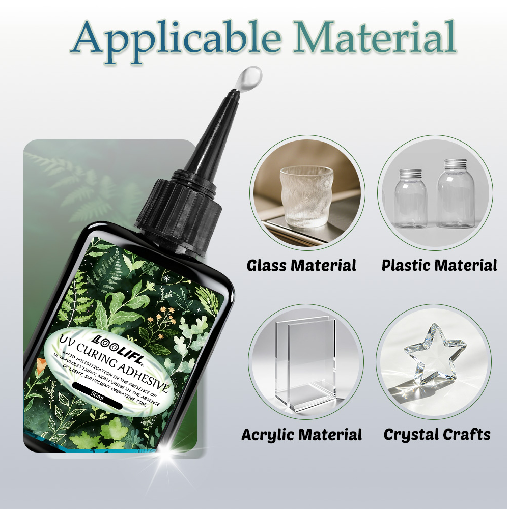 LOOLIFL UV Glue Kit 3 Bottles  - Liquid Uv Glue Kit avaliação e preço